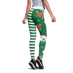 Load image into Gallery viewer, 2020 New Christmas Snowman Printed High Waist Cropped Pants
