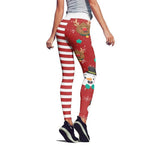 Load image into Gallery viewer, 2020 New Christmas Snowman Printed High Waist Cropped Pants

