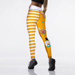 Load image into Gallery viewer, 2020 New Christmas Snowman Printed High Waist Cropped Pants

