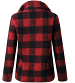Cargar imagen en el visor de la galería, Band Collar Zipper Gingham Plaid Sweater/Sweatshirt
