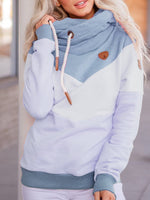 Load image into Gallery viewer, Casual Long Sleeve Patchwork Sweatshirt
