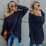 Cargar imagen en el visor de la galería, Cat-Like Off Shoulder Sweater
