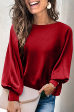 Cargar imagen en el visor de la galería, Basic Loose Green Blouse T-shirts
