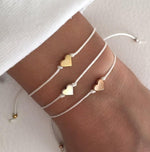 Load image into Gallery viewer, 3PCS Adjustable Heart Bracelets
