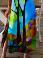 Load image into Gallery viewer, Blue Half Sleeve Casual Dress
