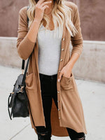 Cargar imagen en el visor de la galería, Button Sweater Long Sleeve Cardigan

