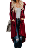 Cargar imagen en el visor de la galería, Button Sweater Long Sleeve Cardigan
