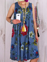 Load image into Gallery viewer, Casual Floral Dress
