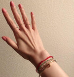 Load image into Gallery viewer, 2pcs Adjustable Good Luck Red Wax Rope Bracelet
