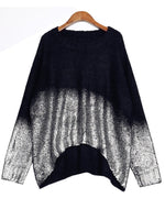 Cargar imagen en el visor de la galería, Bat Sleeve Sparkling Sweater
