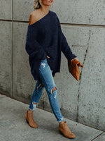 Cargar imagen en el visor de la galería, Cat-Like Off Shoulder Sweater
