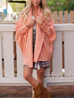 Cargar imagen en el visor de la galería, Bat Sleeve Knitting Sweater Cardigan
