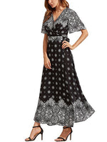 Load image into Gallery viewer, Bohemian V-Neck Printing Maxi Dress
